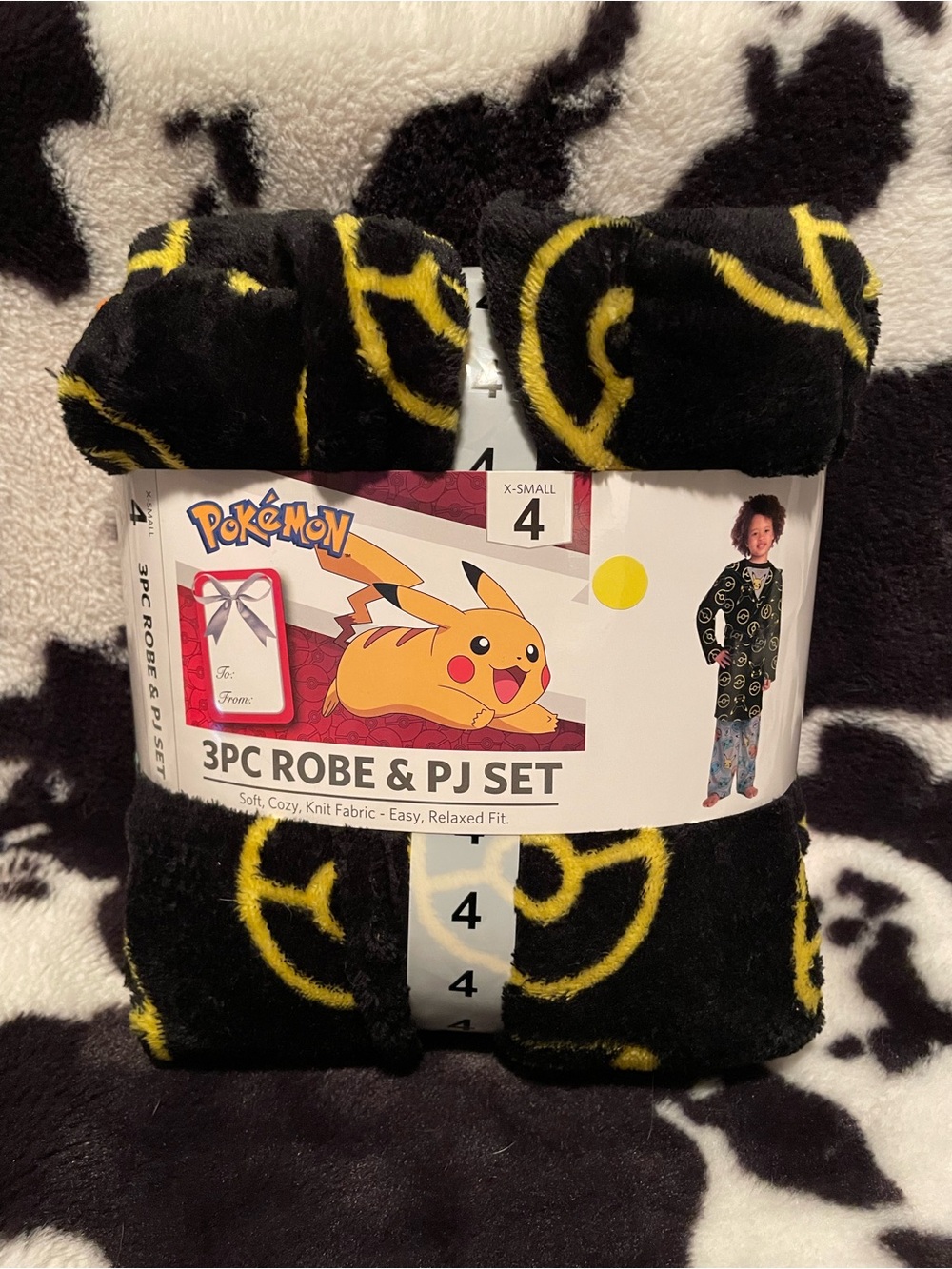 Pokemon Robe and Pajama Set Size 4T NWT